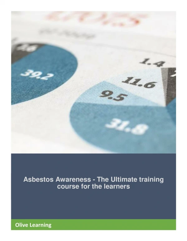 Asbestos Awareness - The Ultimate training course for the learners