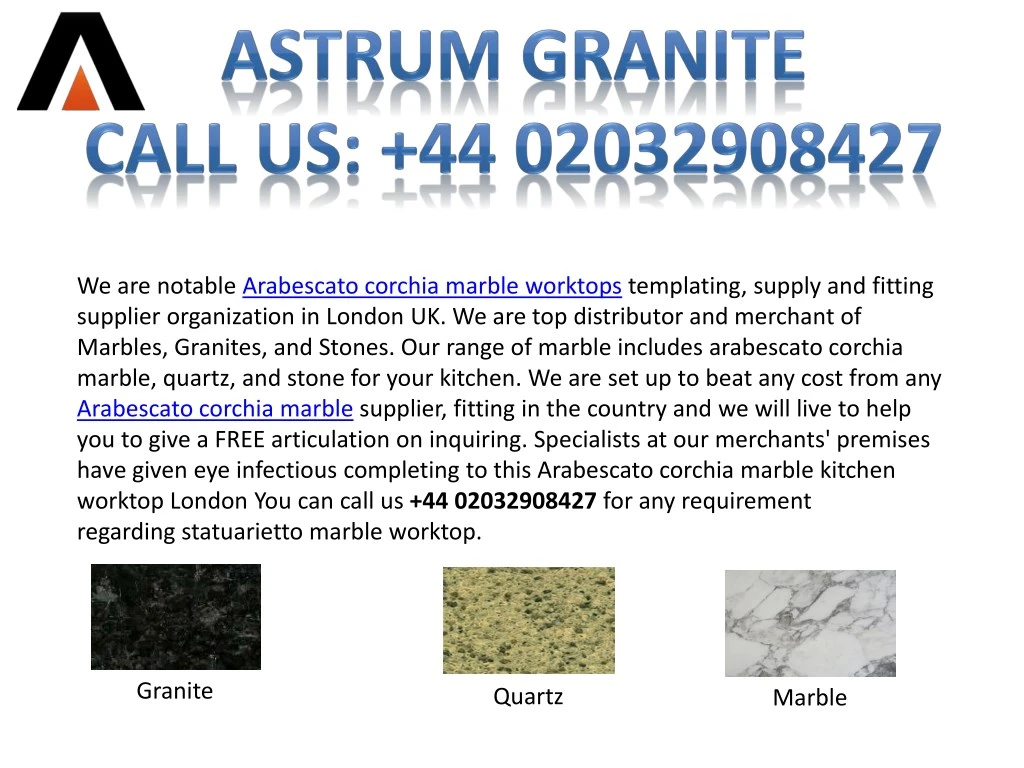 we are notable arabescato corchia marble worktops