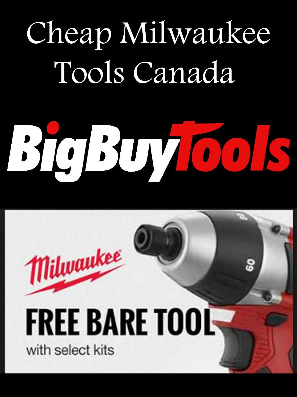 cheap milwaukee tools canada