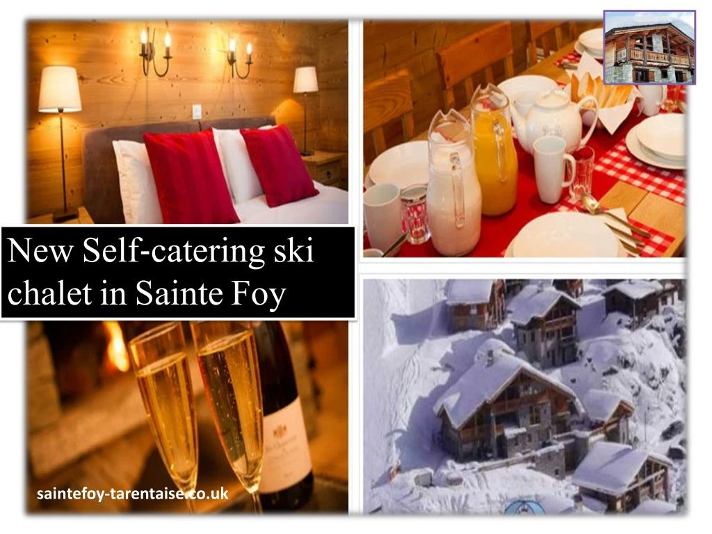new self catering ski chalet in sainte foy