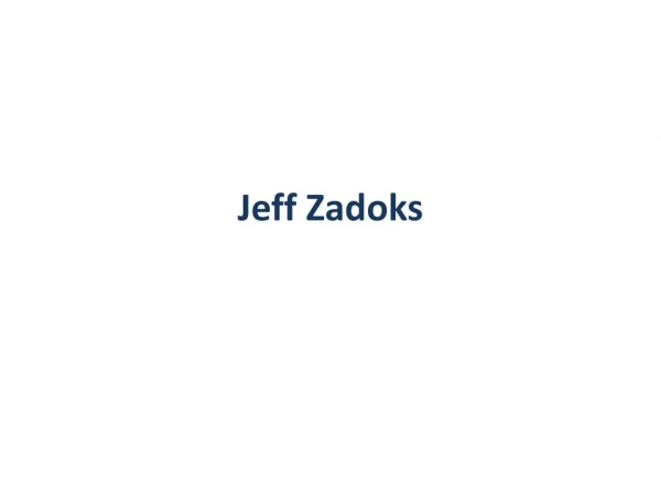 "Jeff Zadoks" , "Jeff A.Zadoks"