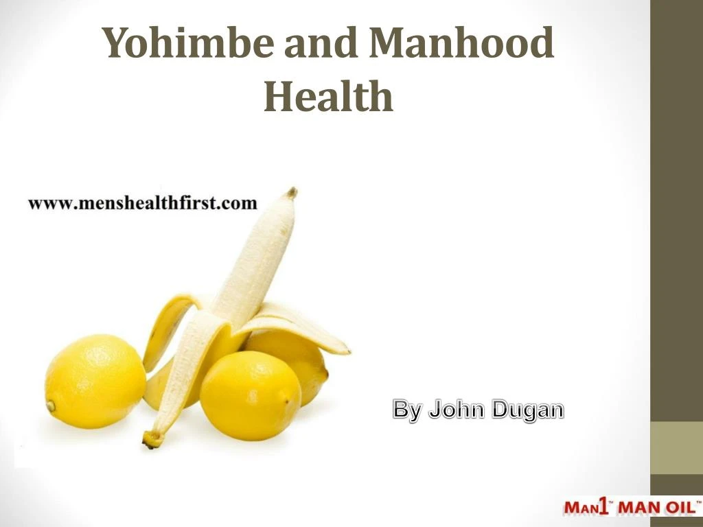 yohimbe and manhood health