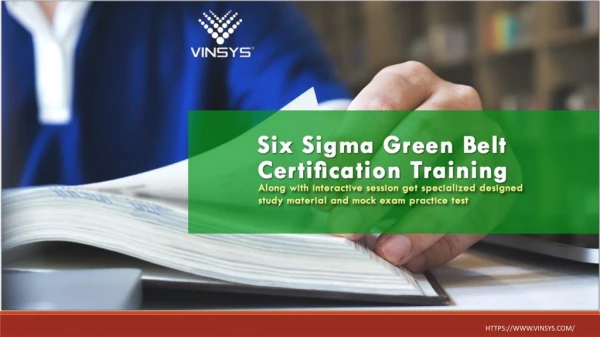 six sigma green belt certification Pune| six sigma training in pune | Vinsys