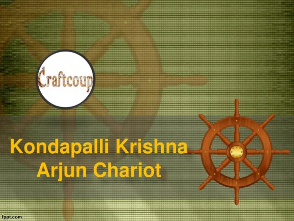 Kondapalli Krishna Arjun Chariot, Buy kondapalli Krishna and Arjuna Chariot Toys Online - Craftcoup