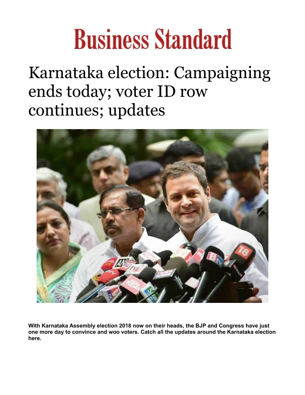 karnataka election campaigning ends today voter