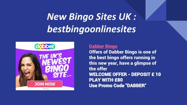 New Bingo Sites Reviews UK