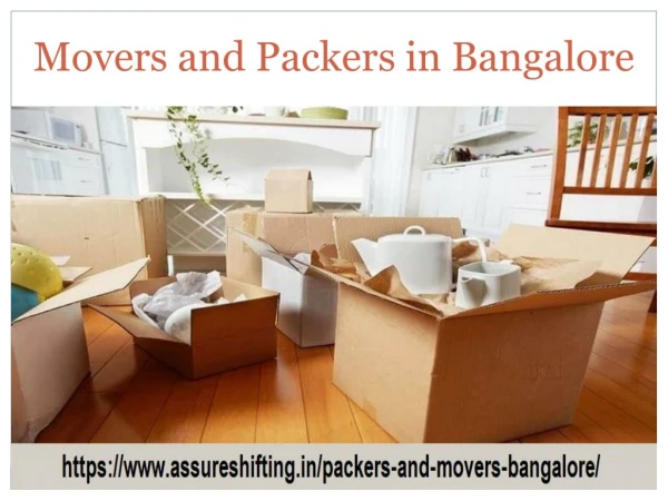 Movers and Packers in Bangalore