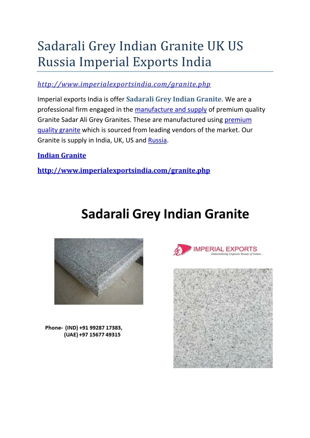 sadarali grey indian granite uk us russia