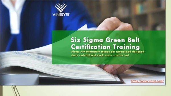 Six Sigma Certification Delhi - Six Sigma Green Belt Certification in Delhi