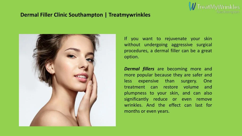 dermal filler clinic southampton treatmywrinkles