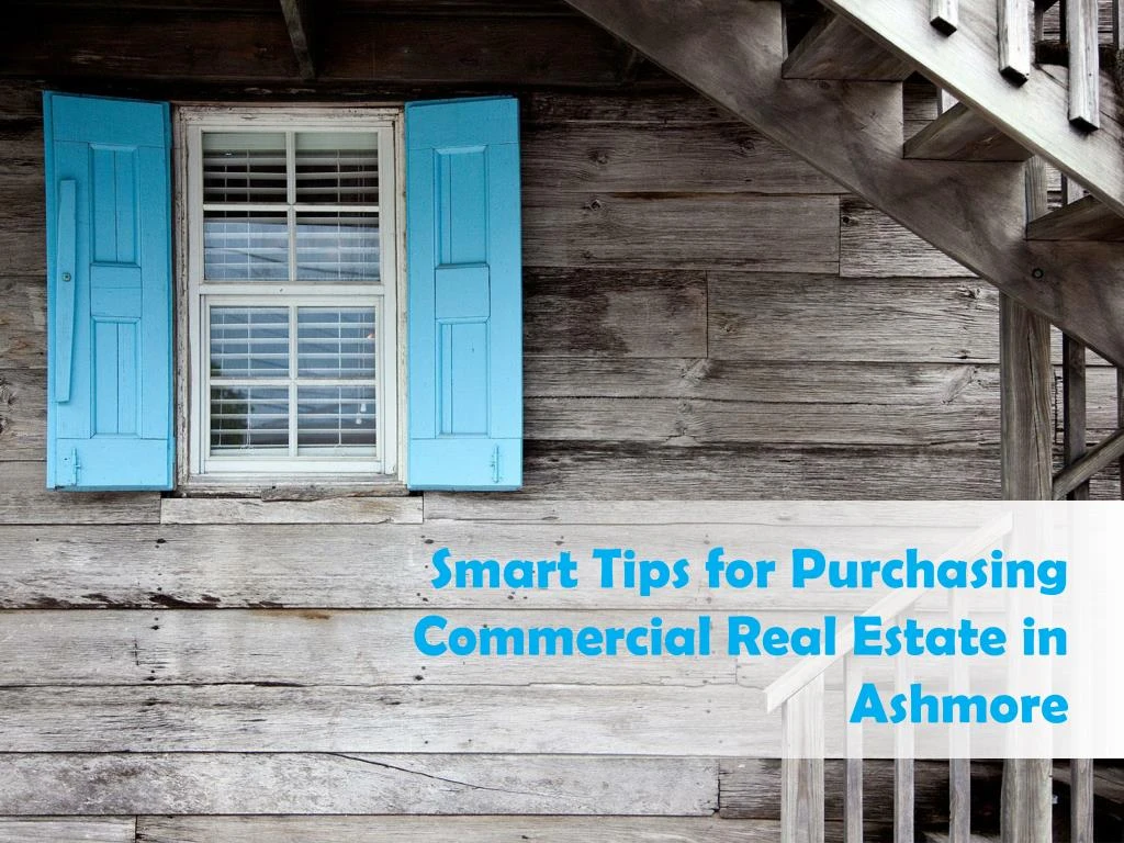 smart tips for purchasing commercial real estate