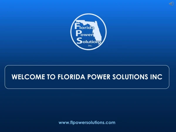 Commercial Generator Repair & Maintenance Service - Florida Power Solution Inc