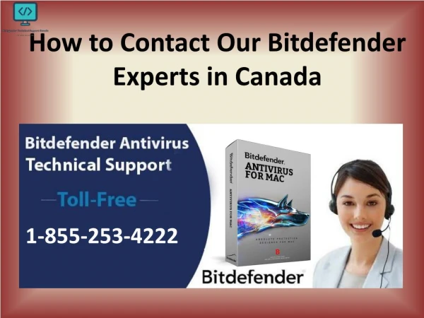 How to Contact Our Bitdefender Experts in Canada