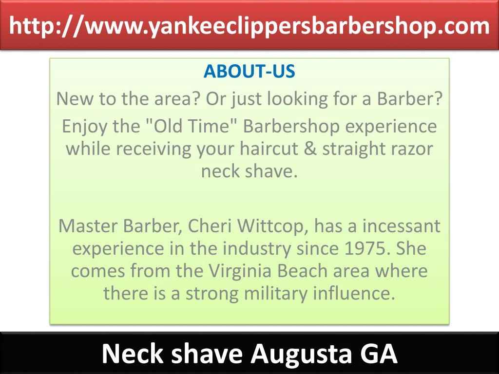 http www yankeeclippersbarbershop com