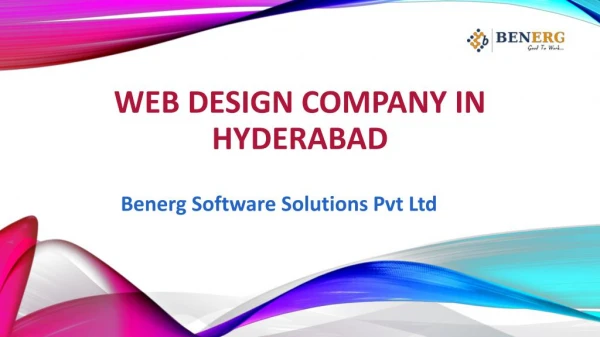Best web designing company in Hyderabad | Benerg