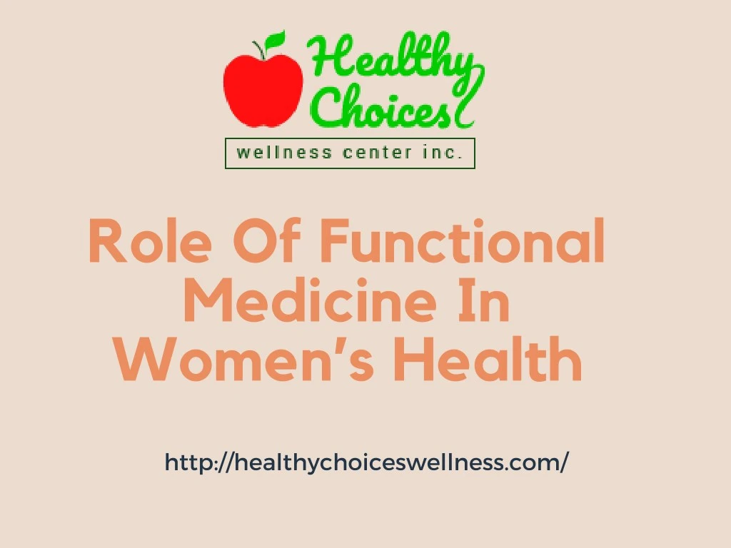 role of functional medicine in women s health