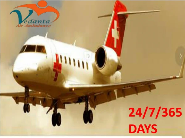 Vedanta Air Ambulance from Jamshedpur to Delhi with Medical Team