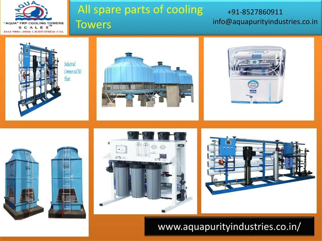 all spare parts of cooling towers