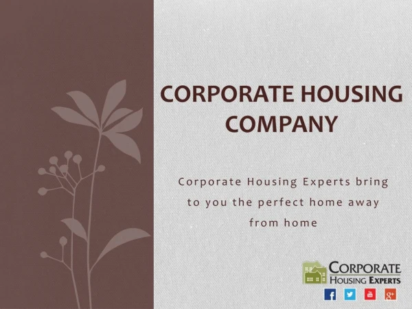 The finest Corporate Housing Company - Corporate Housing Experts