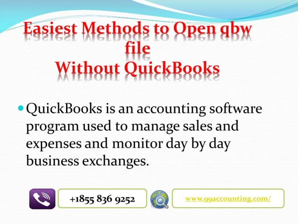 Easiest Methods to Open qbw file Without QuickBooks