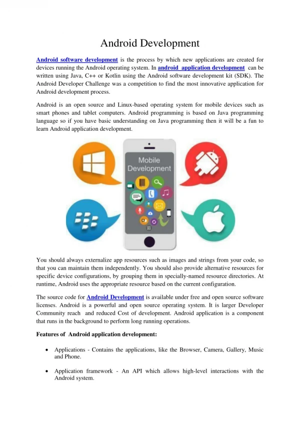 android development