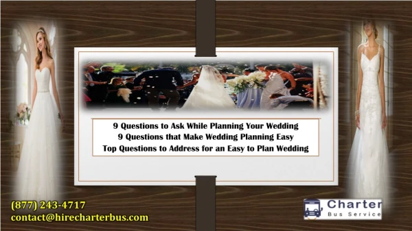 9 Questions that Make Wedding Planning Easy
