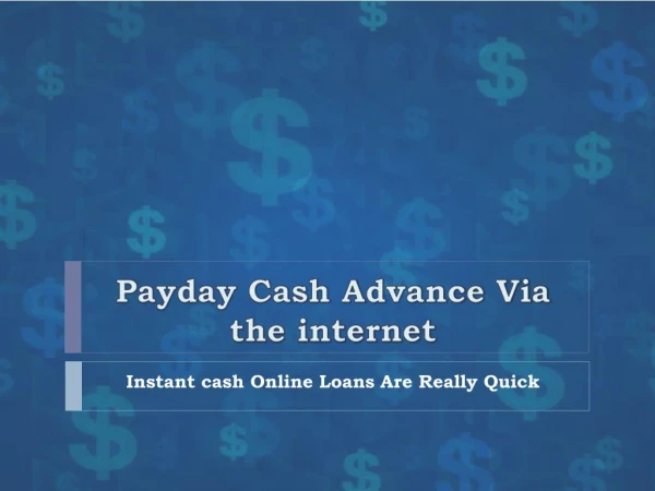 Fast Online Cash Loans Tips