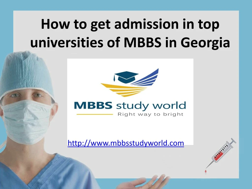 how to get admission in top universities of mbbs