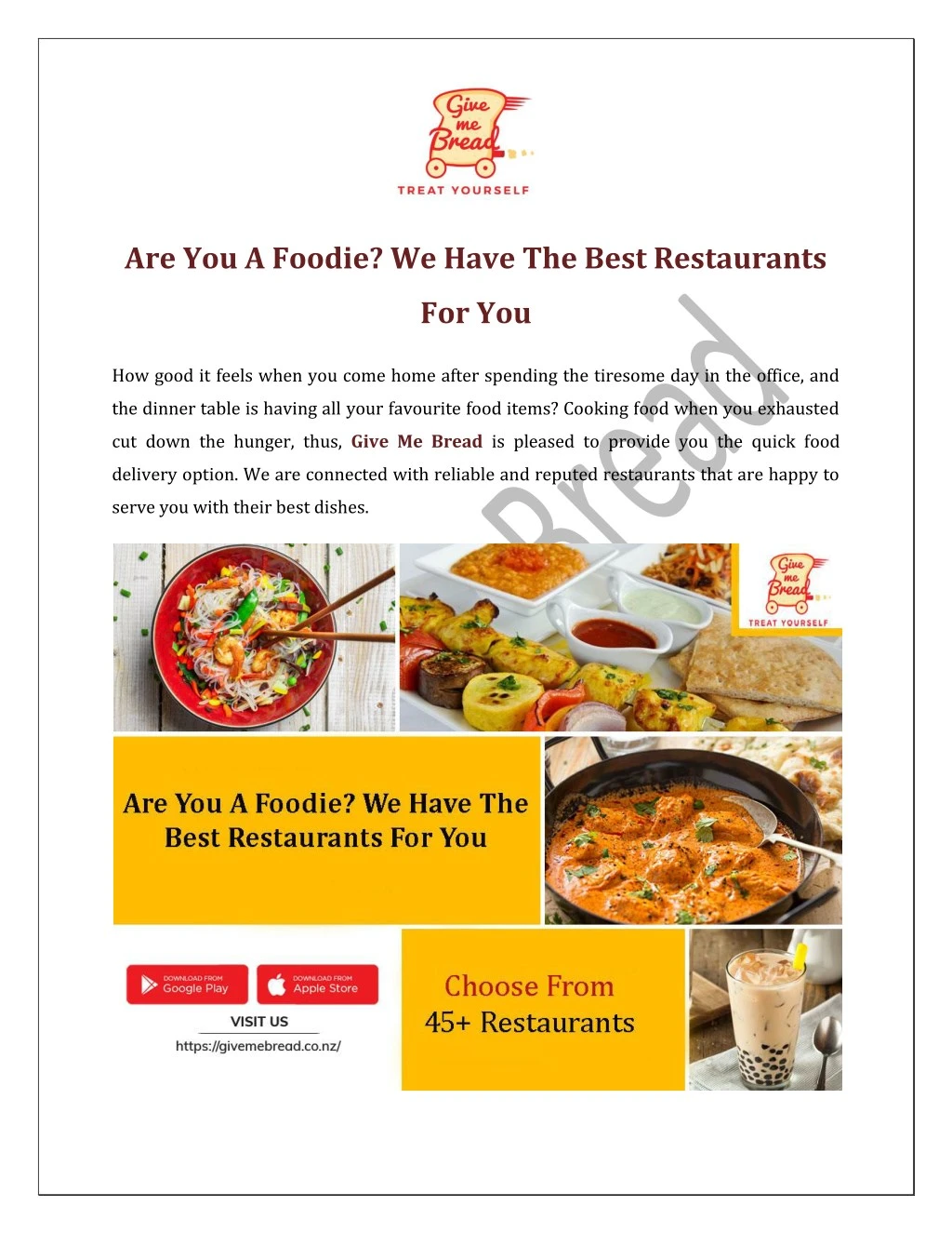 are you a foodie we have the best restaurants