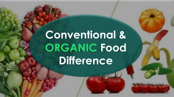 Conventional & ORGANIC Food Difference