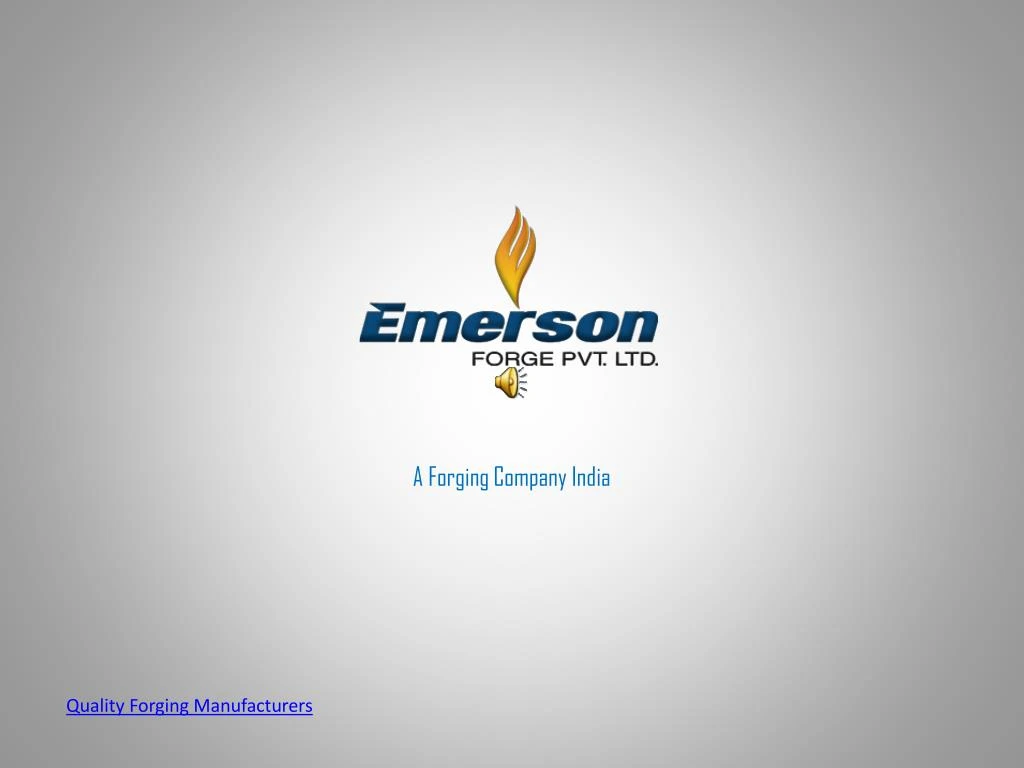 a forging company india