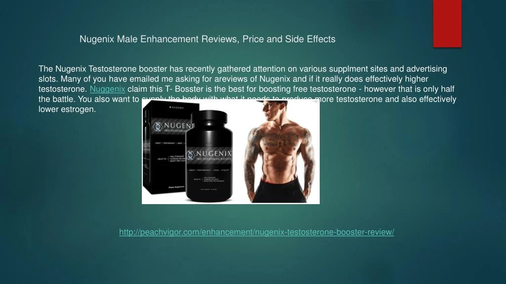 nugenix male enhancement reviews price and side effects