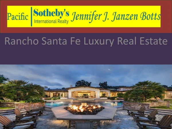 Rancho Santa Fe Luxury Custom Homes