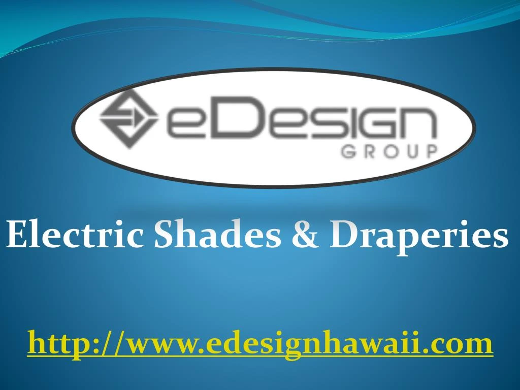 electric shades draperies