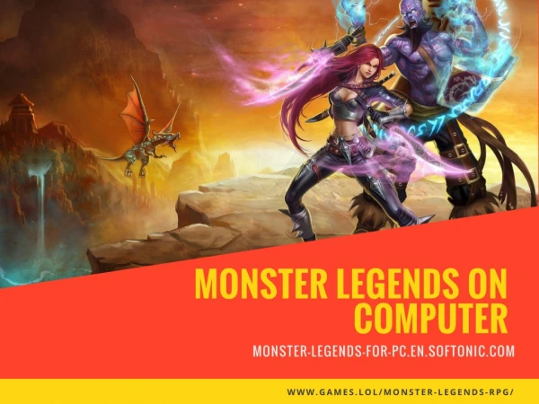 Monster legends on computer
