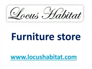 Furniture store - slide 1