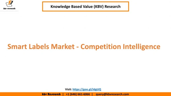 Smart Labels Market - Competition Intelligence