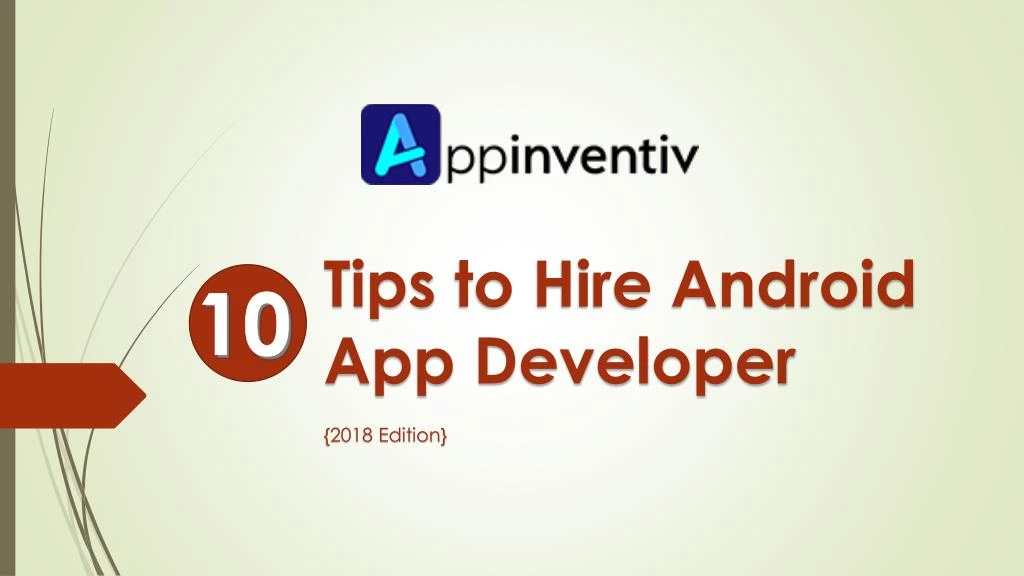 tips to hire android app developer