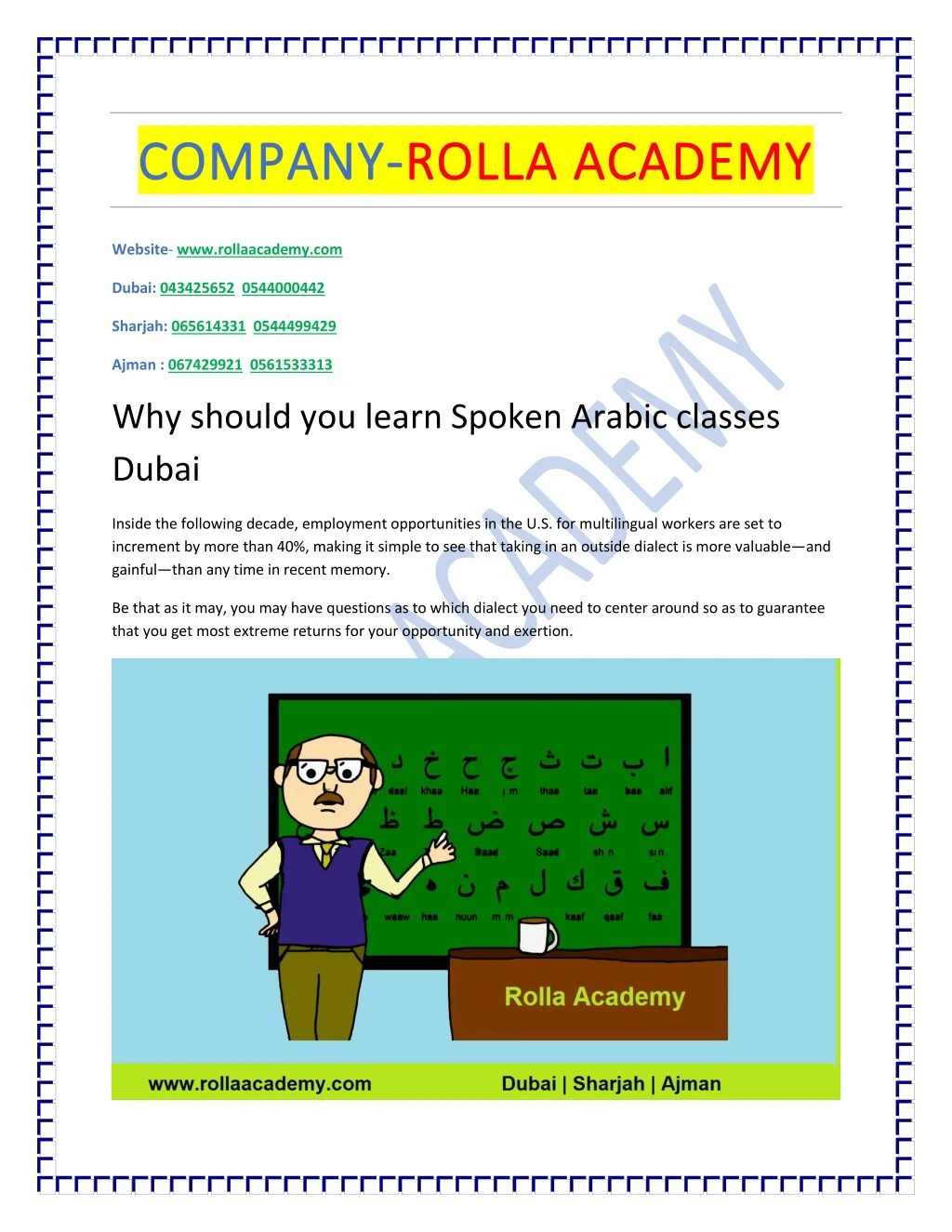 company company rolla academy rolla academy