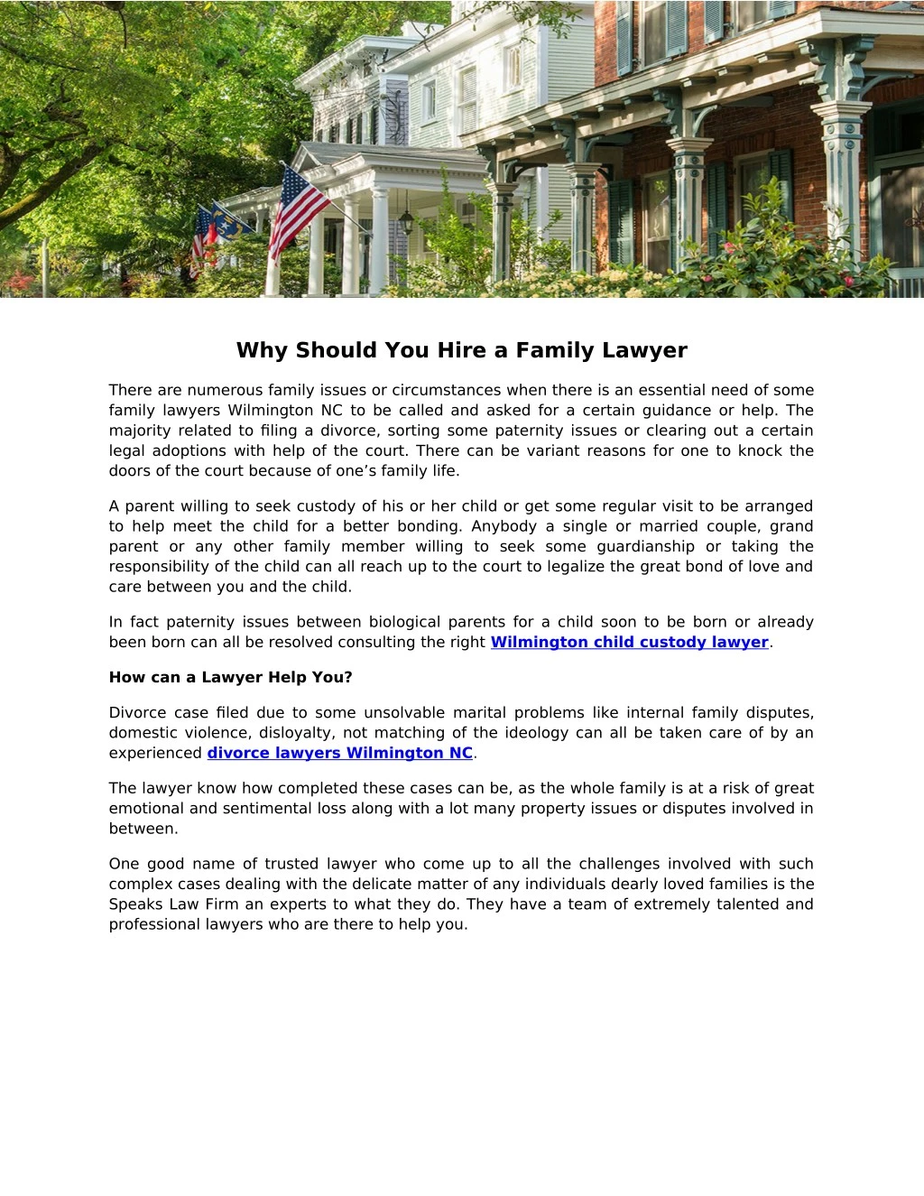 why should you hire a family lawyer