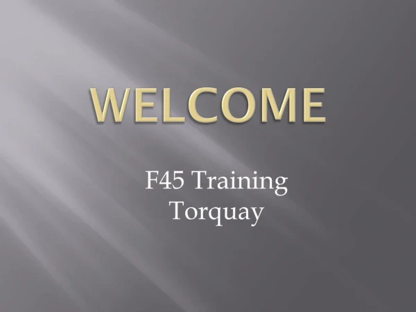 For weight loss in Toroquay contact F45 Training Torquay
