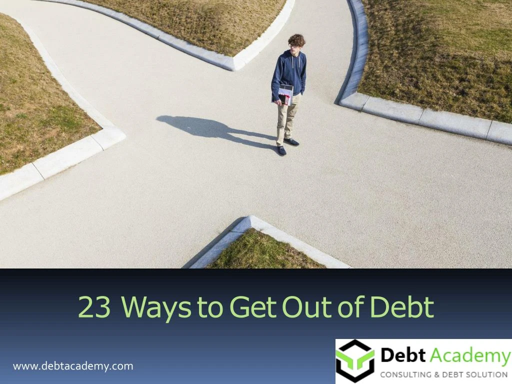 23 ways to get out of debt