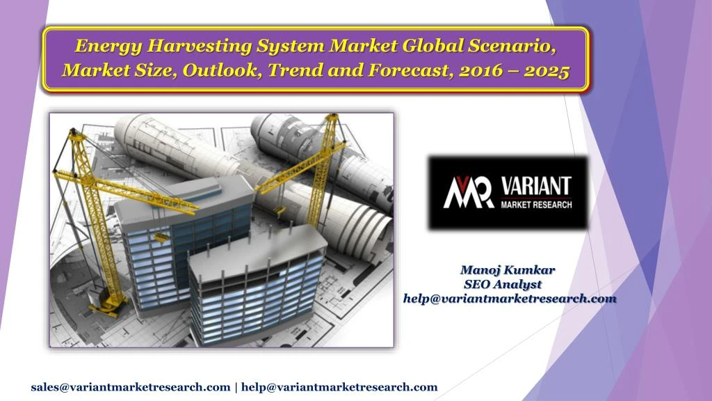 energy harvesting system market global scenario