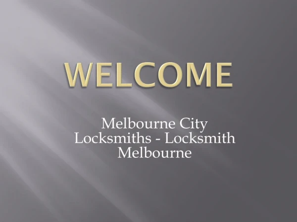 For Cheap Locksmith in Southbank then contact Melbourne City Locksmiths