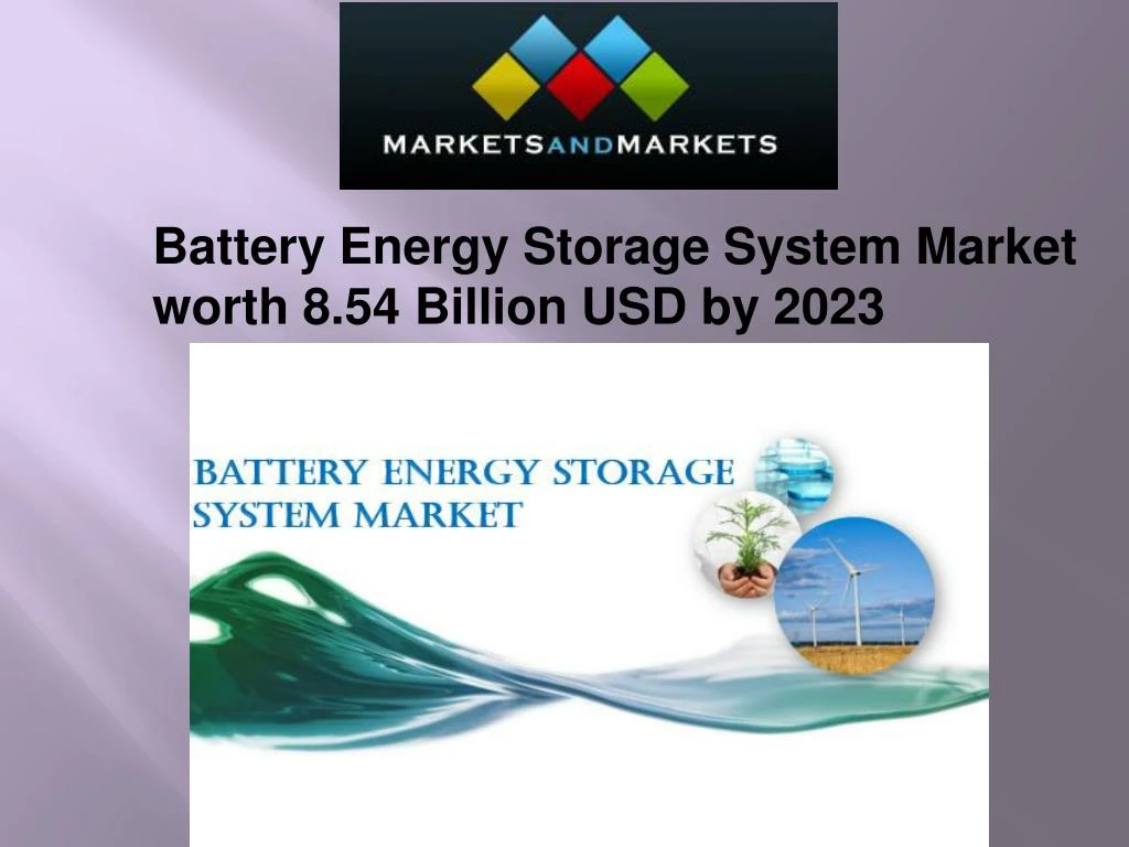 battery energy storage system market worth