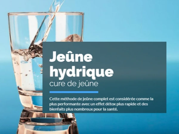 JeÃ»ne hydrique- jeunesante.eu