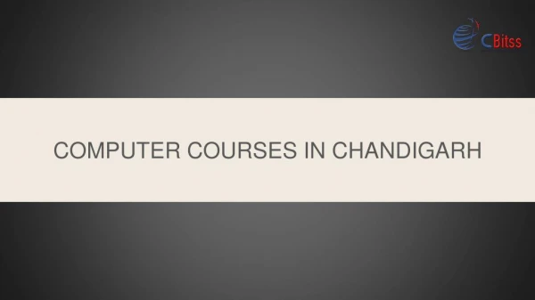 Computer Courses In Chandigharh - cbitss technologies