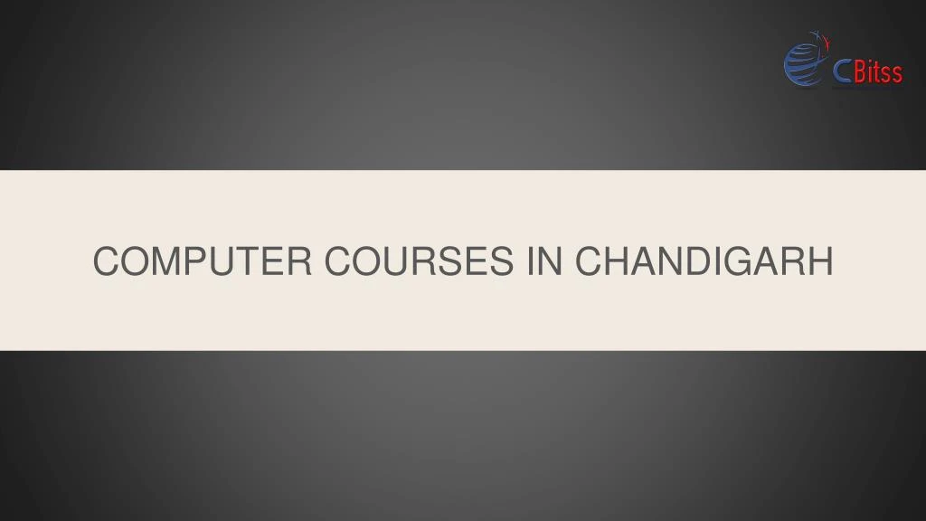 computer courses in chandigarh