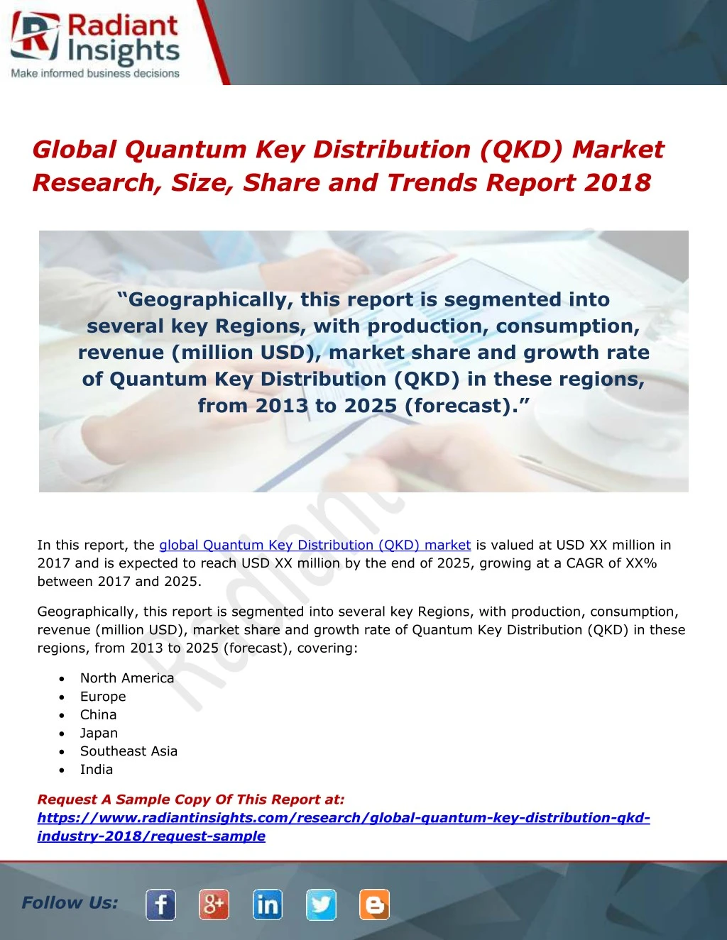 global quantum key distribution qkd market
