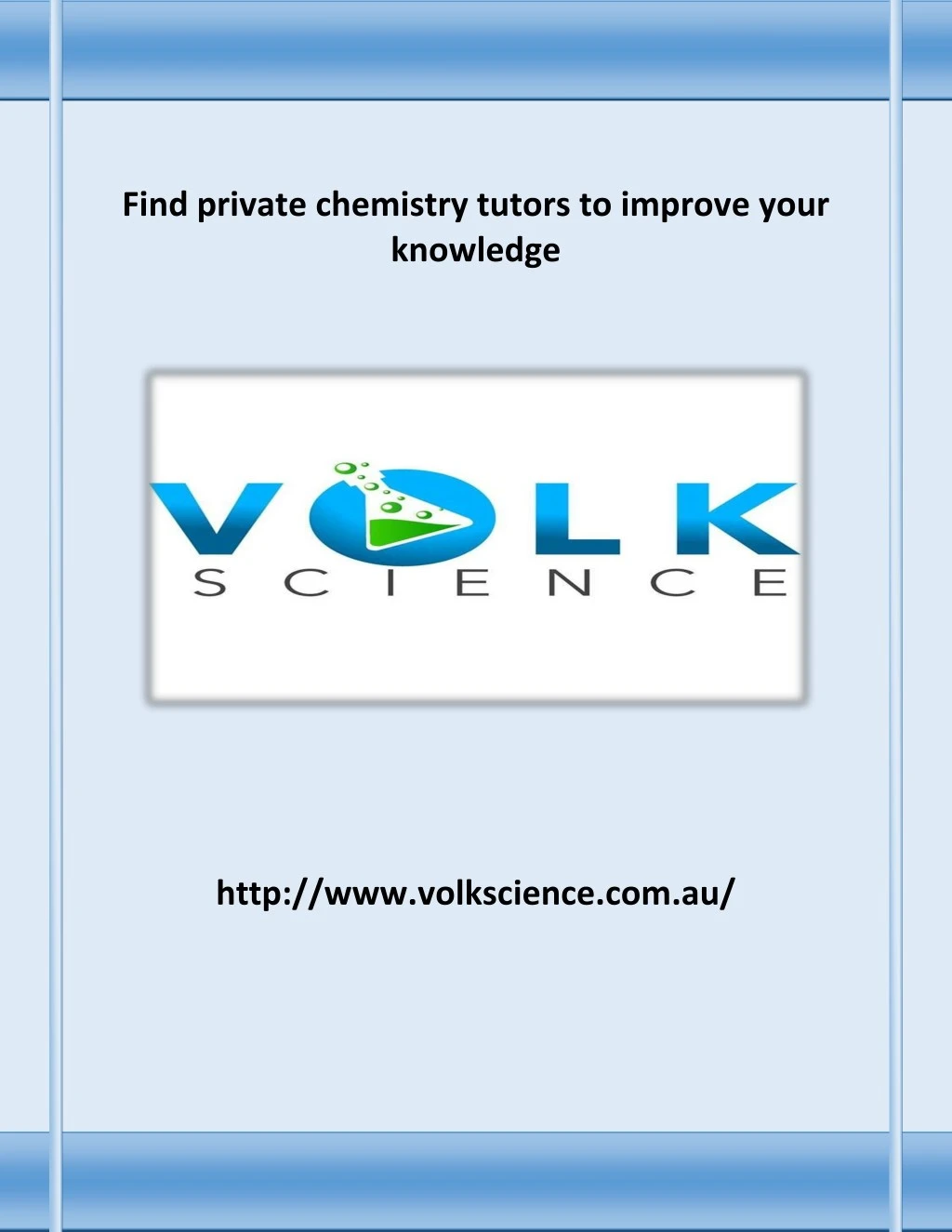 find private chemistry tutors to improve your